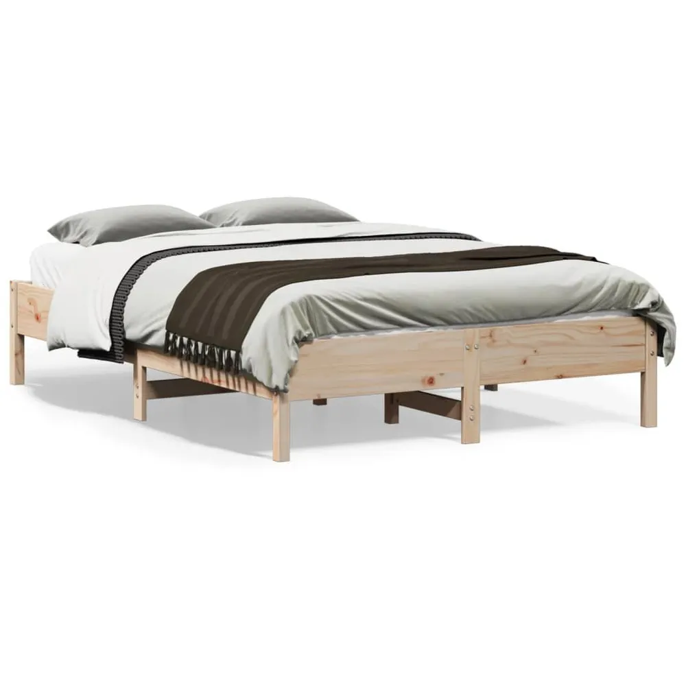 Bedframe zonder matras massief grenenhout 120x190 cm