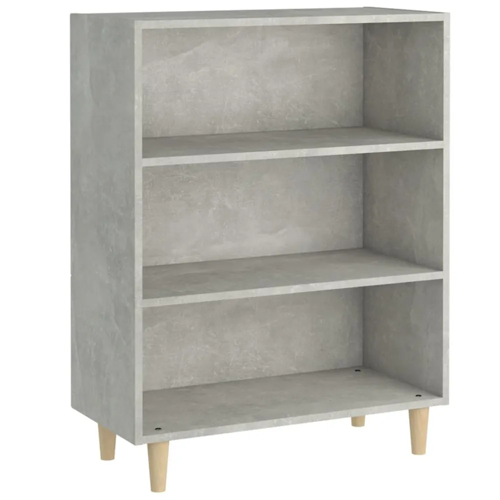Dressoir 69,5x32,5x90 cm bewerkt hout betongrijs