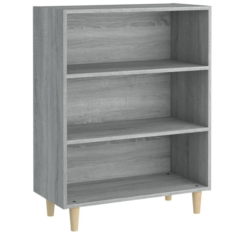 Dressoir 69,5x32,5x90 cm bewerkt hout grijs sonoma eikenkleurig