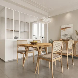 Glazen hoekbinnenraam industriële stijl gepoederlakt aluminium – L210 x L120 x H130 – Wit – BAYVIEW
