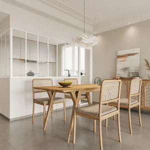 Glazen hoekbinnenraam industriële stijl gepoederlakt aluminium – L210 x L210 x H105 – Wit – BAYVIEW