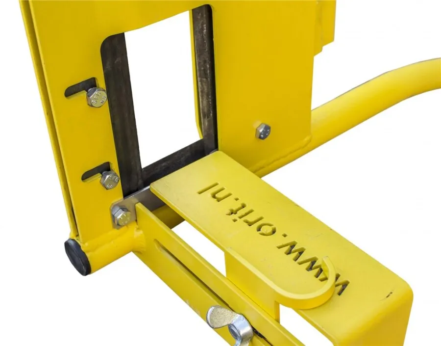 Orit gevelsteenknipper - Quattro-Quattro - 4 formaten - B75 mm - H90-120 mm - geel