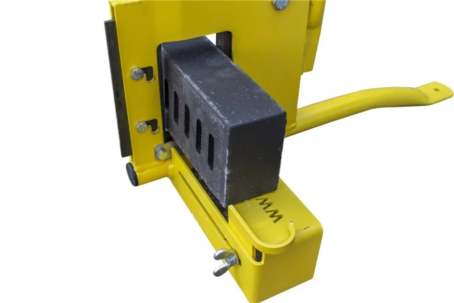 Orit gevelsteenknipper - Quattro-Quattro - 4 formaten - B75 mm - H90-120 mm - geel