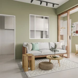 Schuifraam van gehard glas en gepoedercoat wit aluminium 120 x 130 cm RAVENA