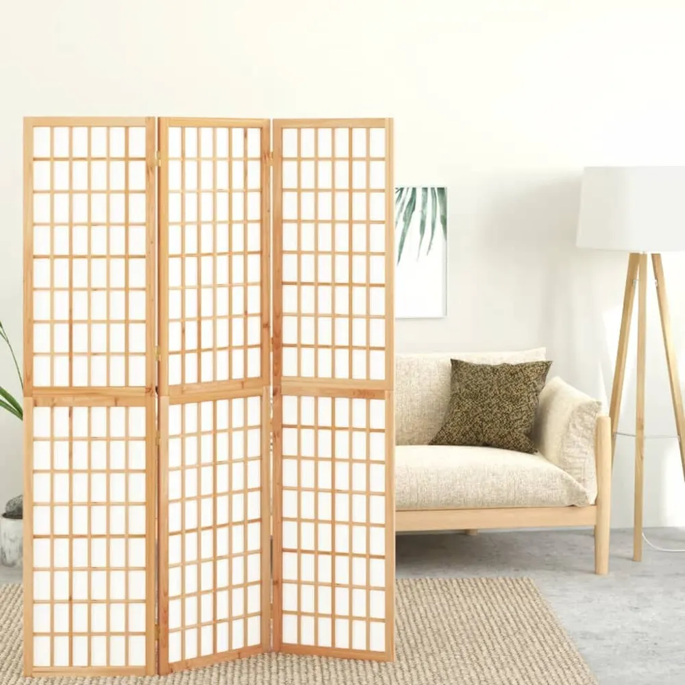 Kamerscherm inklapbaar 3 panelen Japanse stijl 120x170 cm