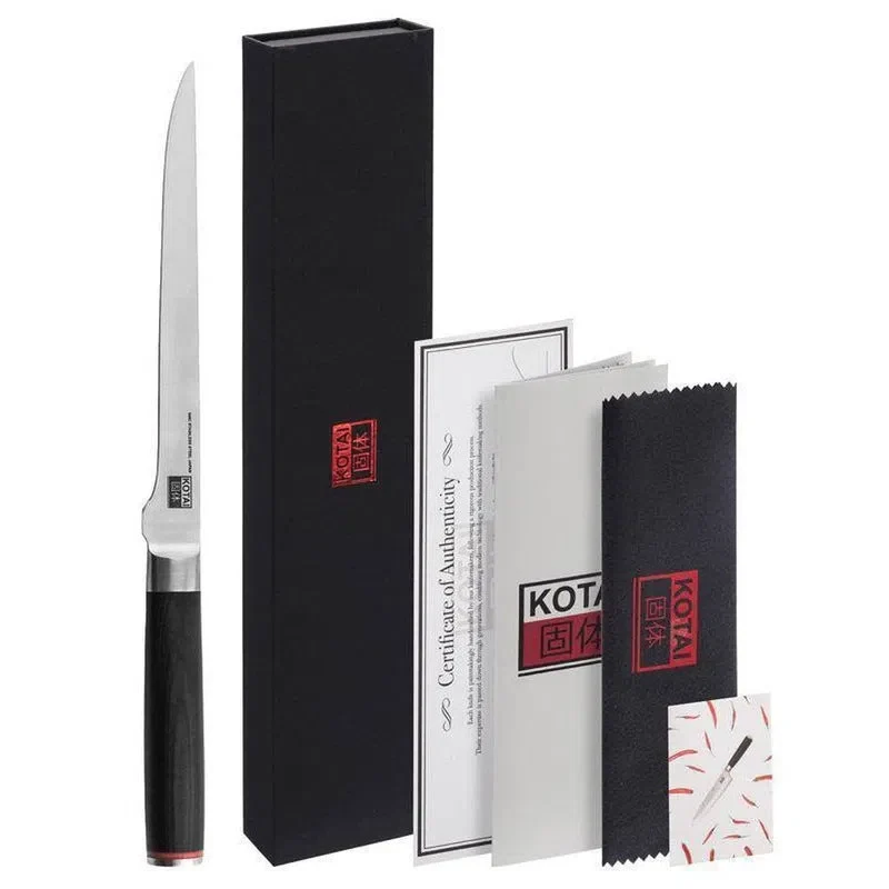Kotai Flexibel Japans Fileermes Zwart Box - 20cm
