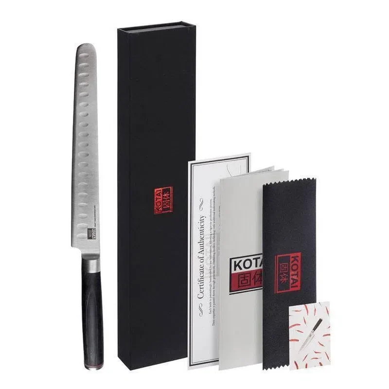 Kotai Japans Snijmes met Jacobsschelpen Zwart Box - 25cm