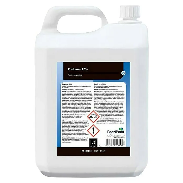 Sneldrogende Bleko Zoutzuur 23% - 5 l