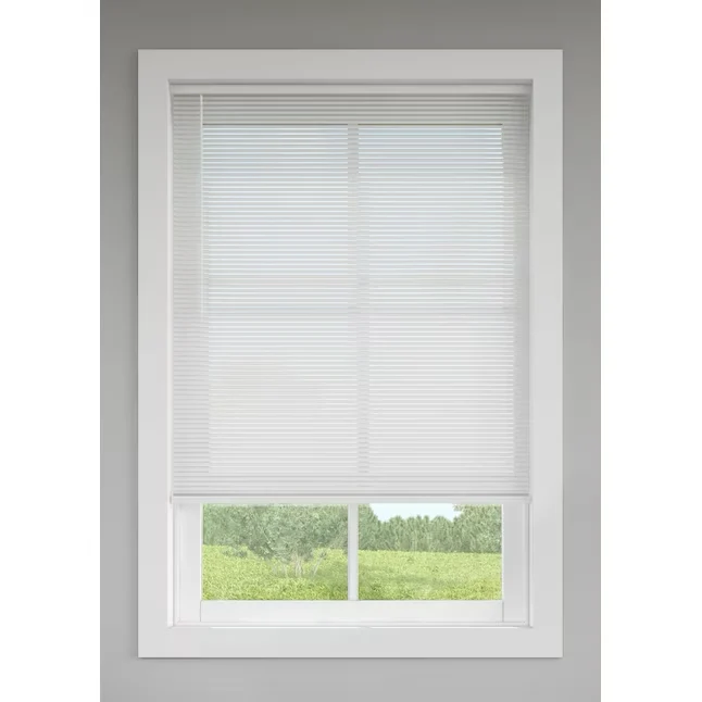 LEVOLOR Trim+Go 1- Slat Width 23- x 72- Cordless Ivoor Vinyl Room Darkening Mini-blinds