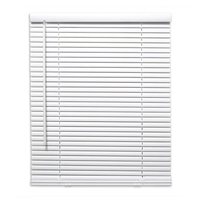 Magne Blind 1- Slat Width 25- x 42- Cordless Sneeuwwit Vinyl Room Darkening Mini-blinds