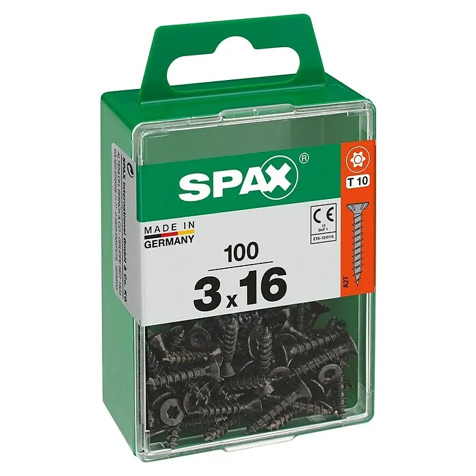 Ergonomisch Spax T-Star plus Universele schroef - Ø x l: 3 x 16 mm, Voldraad, 100 st.
