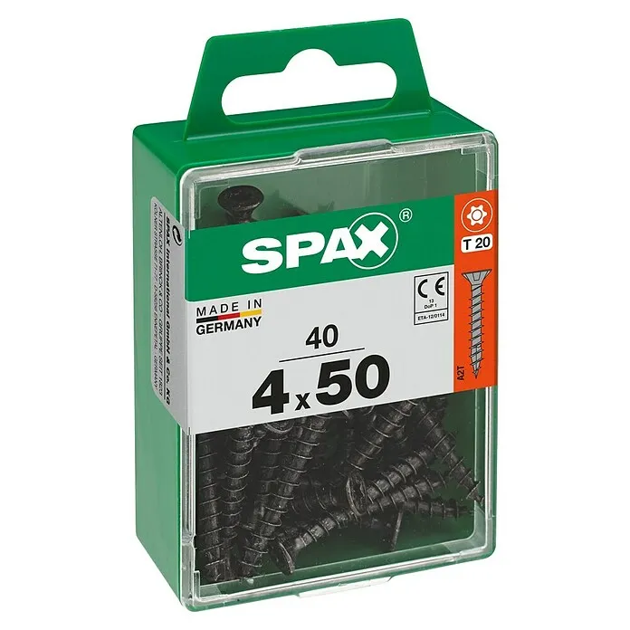 Precisie Spax T-Star plus Universele schroef - Ø x l: 4 x 50 mm, Voldraad, 40 st.