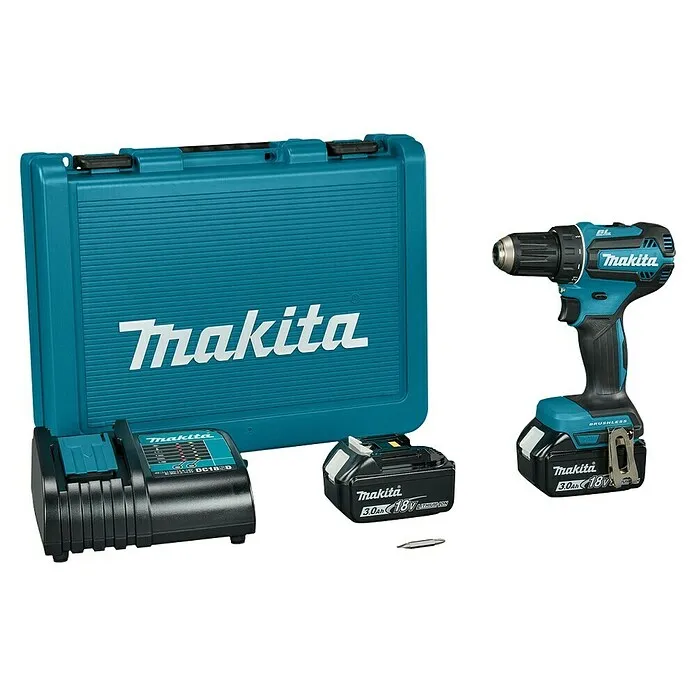 Industrieel Zwaar Belastbaar Makita LXT 18V Accuschroefboormachine DDF485SFE - 18 V, 2 accu's