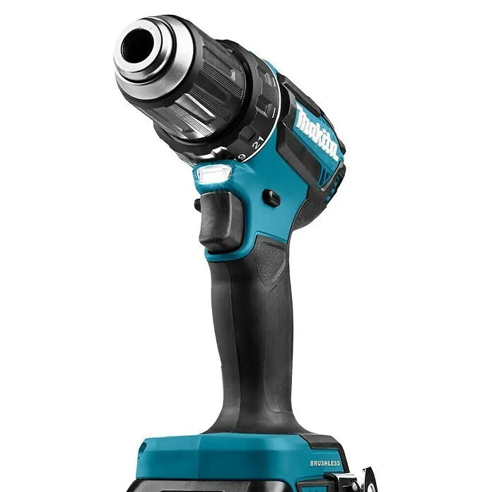 Industrieel Zwaar Belastbaar Makita LXT 18V Accuschroefboormachine DDF485SFE - 18 V, 2 accu's
