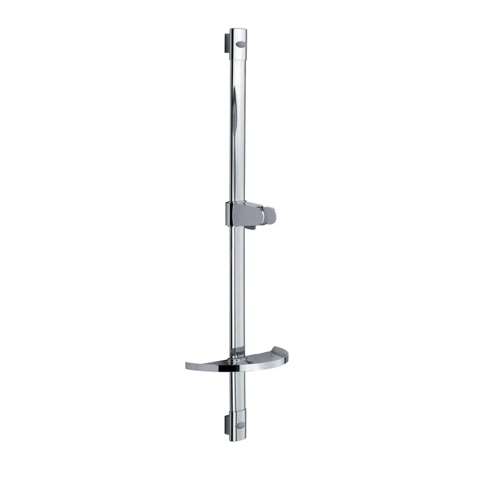 Minerva sliding door oval rod h85cm ABS slider and soap holder