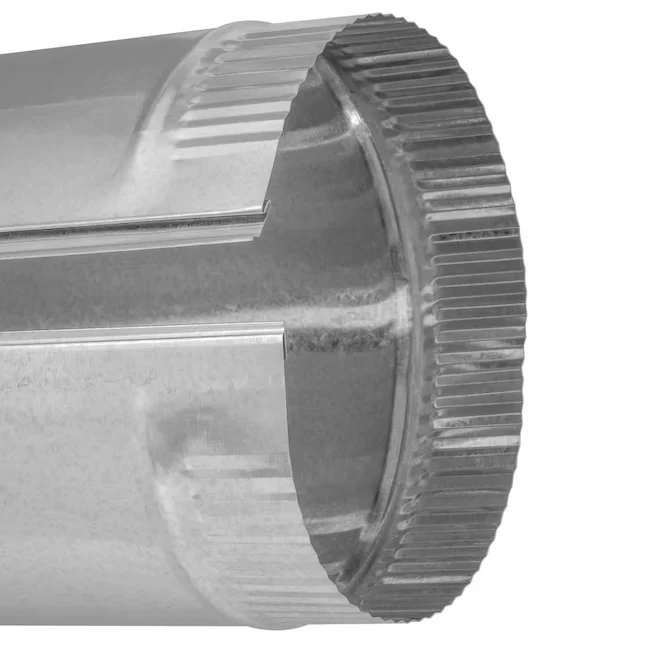 IMPERIAL 5- x 60- Galvanized Rvs Round Duct Pipe