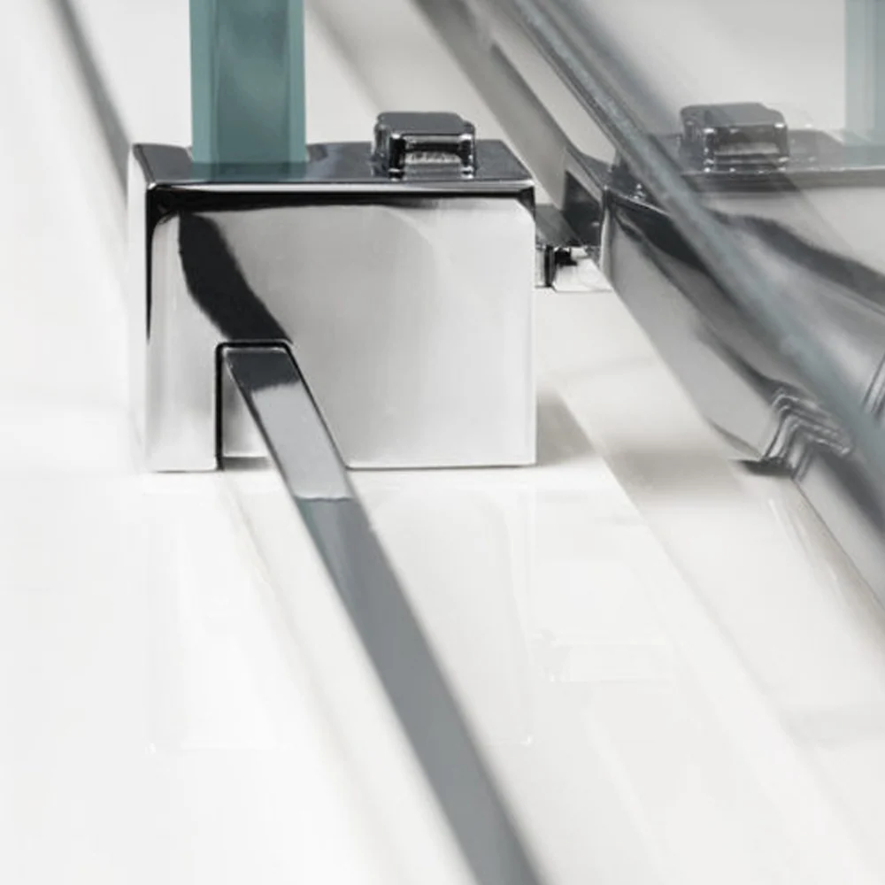 Rectangular shower enclosure sliding opening to right cm 120x70 Lauren model 8 mm tempered glazen