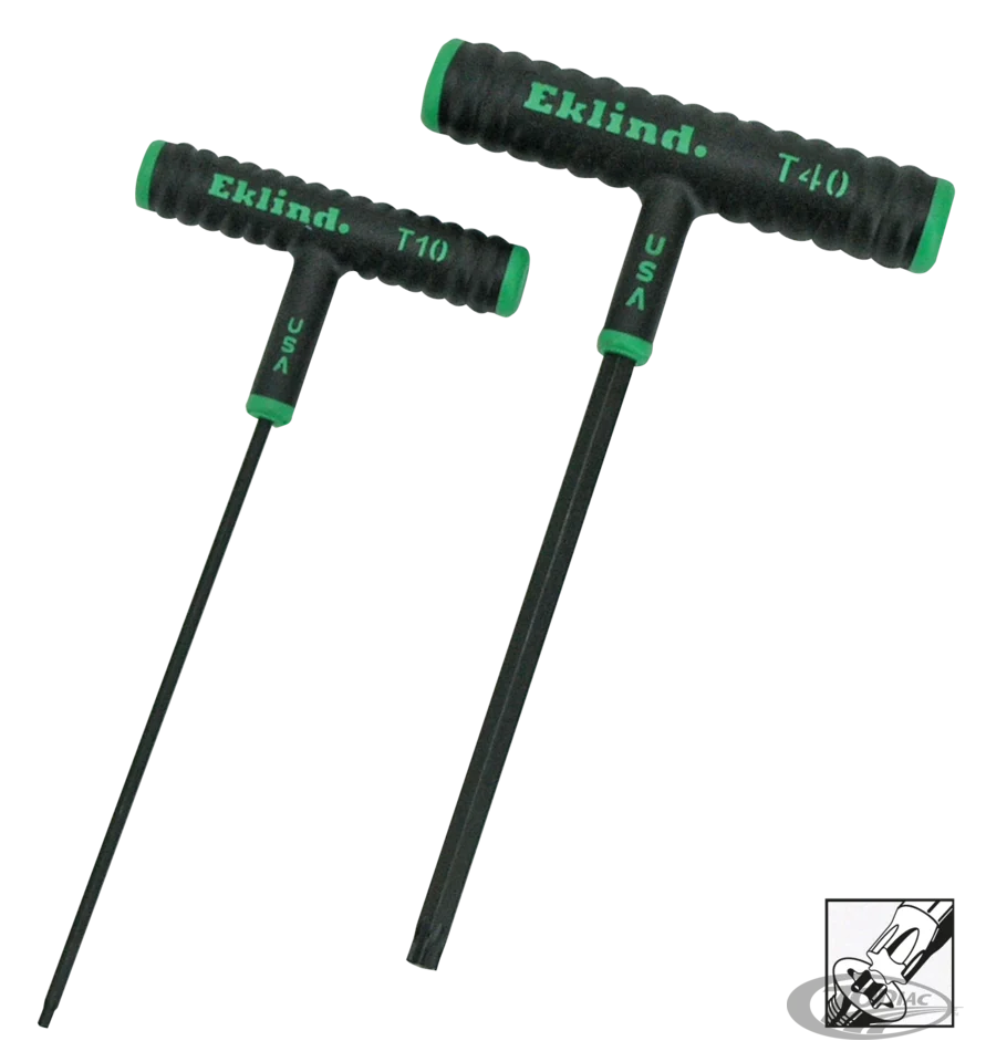 Eklind 8 piece Metric Power-T Torx keys Harley-Davidson