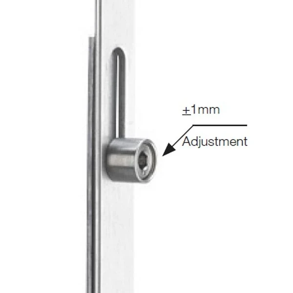 Hoppe Multipoint Lock Zelfregelend Two Roller Hoppe Top Extension