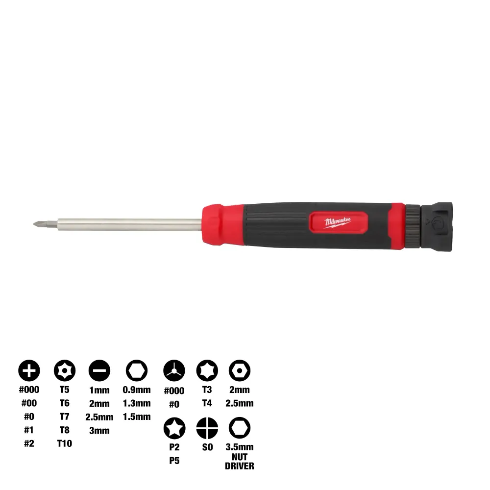 MILWAUKEE 27--1 Security Precision Multi-Bit Screwdriver