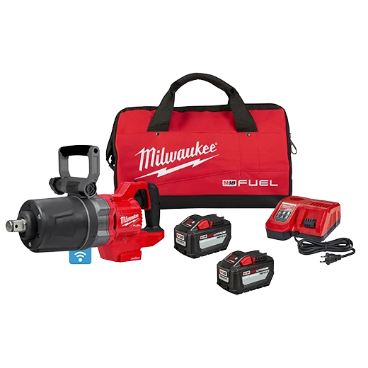 MILWAUKEE M18 FUEL™ 1" D-Handle High Torque Impact Wrench w/ ONE-KEY™ Kit + 48-11-1813 FREE