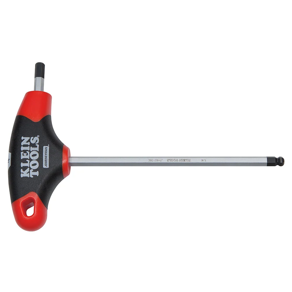 NIETIG TOOLS 5/32-Inch Ball-End Hex Key, Journeyman‰ã¢ T-Handle, 6-Inch