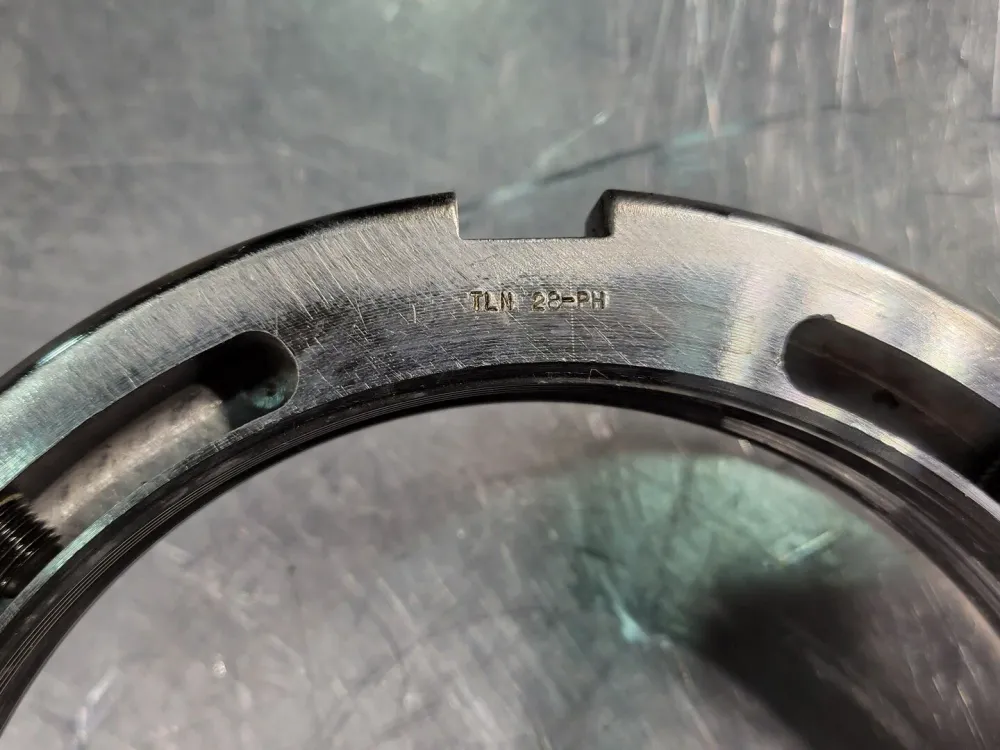28 . Peripheral Lock Style, Inch Bearing Locknut TLN-28-PH