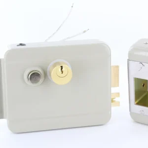 Reversible electric lock