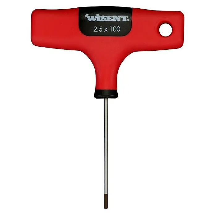 Wisent Inbussleutel T-grip - Output grootte: 2,5 mm, Klinglengte: 100 mm