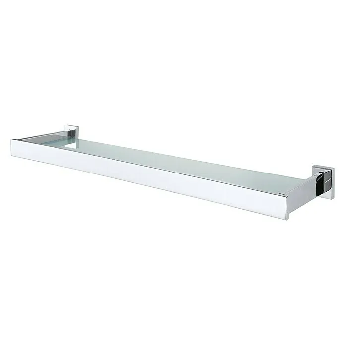 Haceka Edge Glazen planchet - Breedte: 625 mm, Chroom