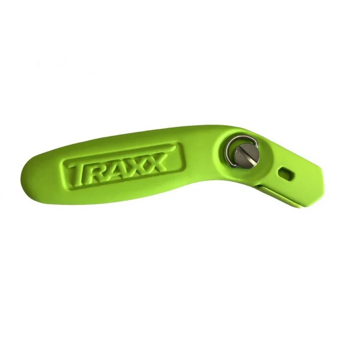 Traxx TTX-6701 Lime Olijfgroen Slotted Blade Carpet Knife