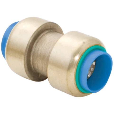 Eastman 1 . x 3/4 . Messing Push-Fit - Coupling met Keramische Verwarmer