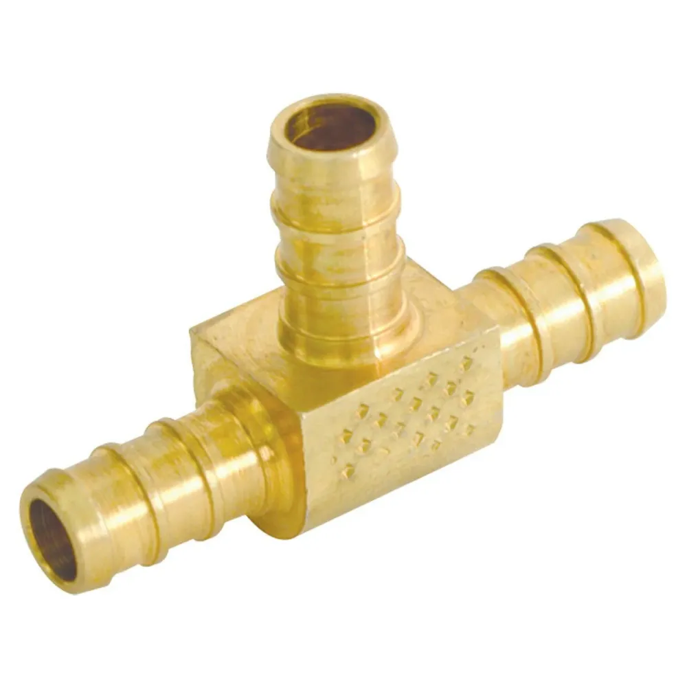 Eastman Brass Crimp PEX Tee – 1 . PEX x 1 . PEX x 3/4 . PEX