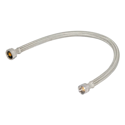 Eastman 1/2 . Flare x 1/2 . FIP x 20 . Braided Faucet Connector