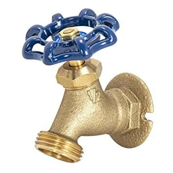 EZ-FLO 1/2" FIB x 3/4" MHT Outlet Geel koper Sillcock