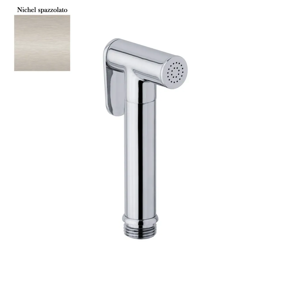 Reflex shut off shower messing 1/2M connection brushed nickel