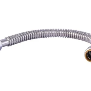 SharkBite Max 3/4 . x 3/4 . FIP Messing Push Corrugated Water Heater Connector (18 . Length)