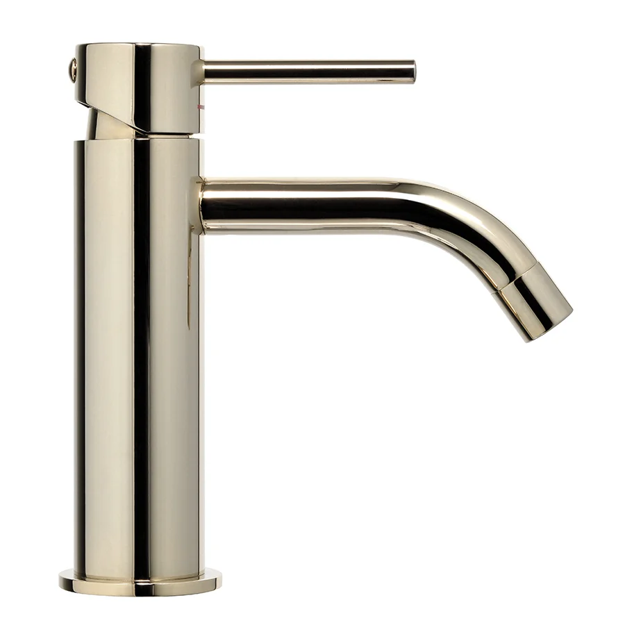 Soldeeraccessoire Set Paffoni Light Exclusive Edition brass mixer White Goud color washbasin