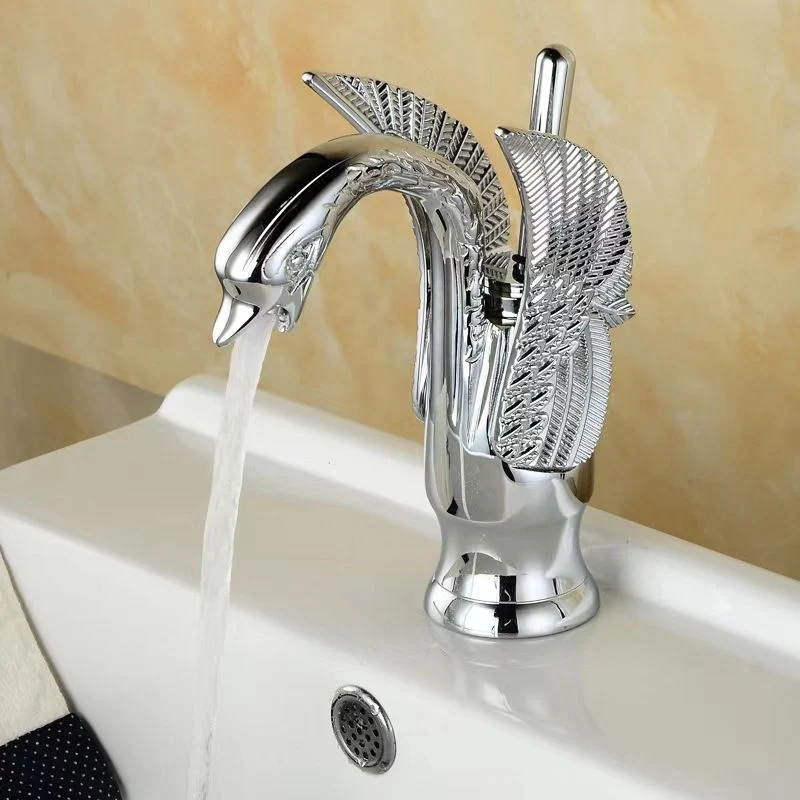 Temperatuurregelbare Soldeerbout Full Brass Bathroom Vanity Faucet Hot and Koel Single Handle Basin Faucet Bronze