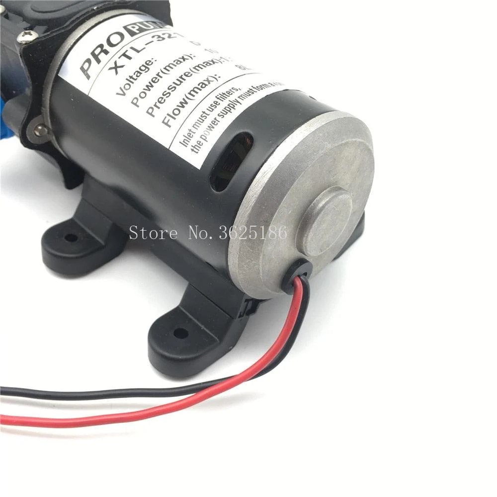 8L Brush Water Pump - DC 12V 100 W Mini Electric Diaphragm Pump Agriculture Drone XTL 3210
