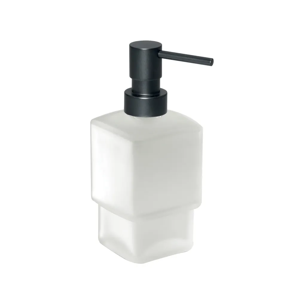 Soap dispenser messing pump Gedy Lounge series - Satin Black