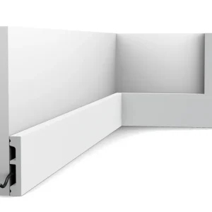 Voorbehandelde plint DX157-2300-RAL9003 | 13 x 66 x 2300 mm