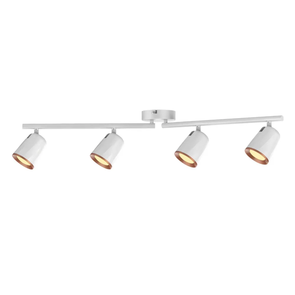 Rabalux - Plafondlamp LED 24W - Solange spot - Wit | Incl. Montageset