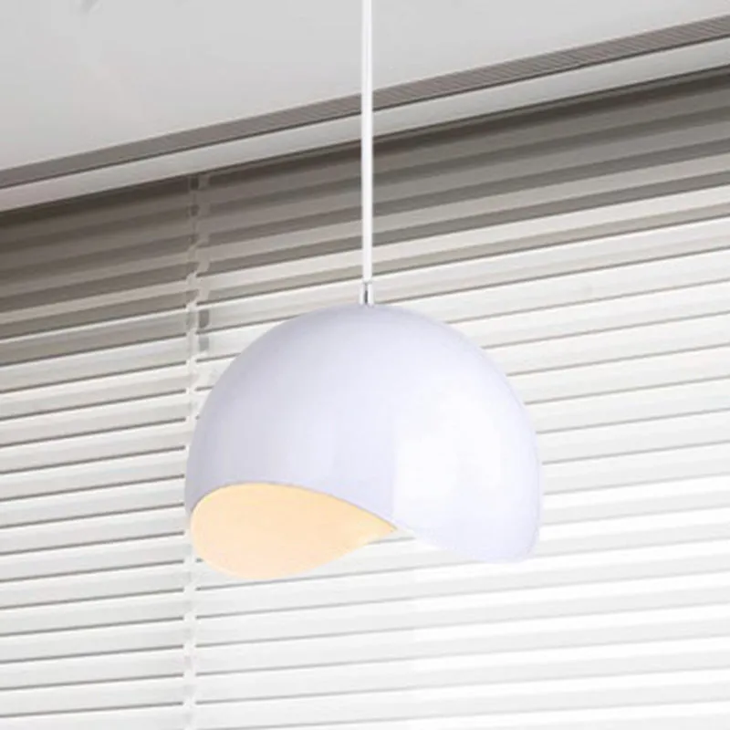 Energiezuinige LED Waveforms Dome Plafondlamp Moderne Stijl Metaal 1 Lamp Binnenkant Roze/Geel Hoogte Verstelbare Hangende...