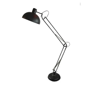 Gearticuleerde staande lamp KOLOSSAAL - Zwart - H182 cm