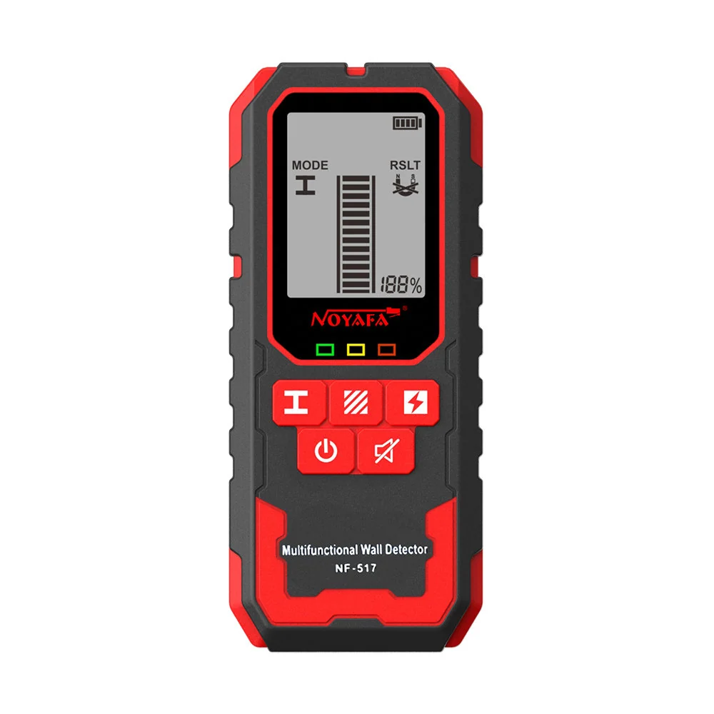 Noyafa NF-517 Finder de pared del buscador de sementales, detector de sementales 3 en 1 con pantalla LCD