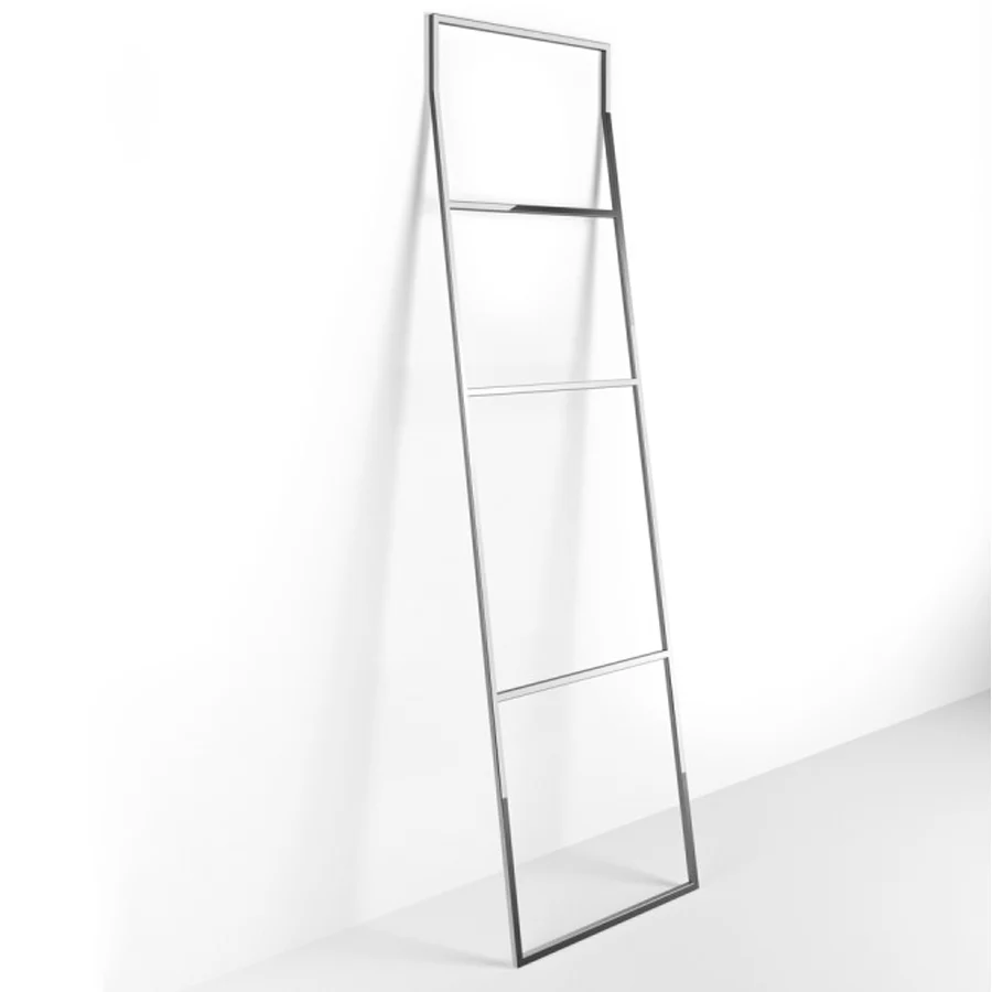 Rectangular towel rack ladder Grela collection Lineabeta. Made gepolijst 304 stainless steel