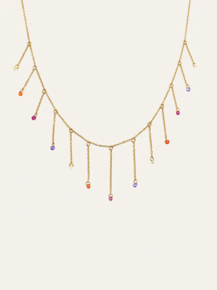 Clea Colors Stainless Steel Goud Necklace