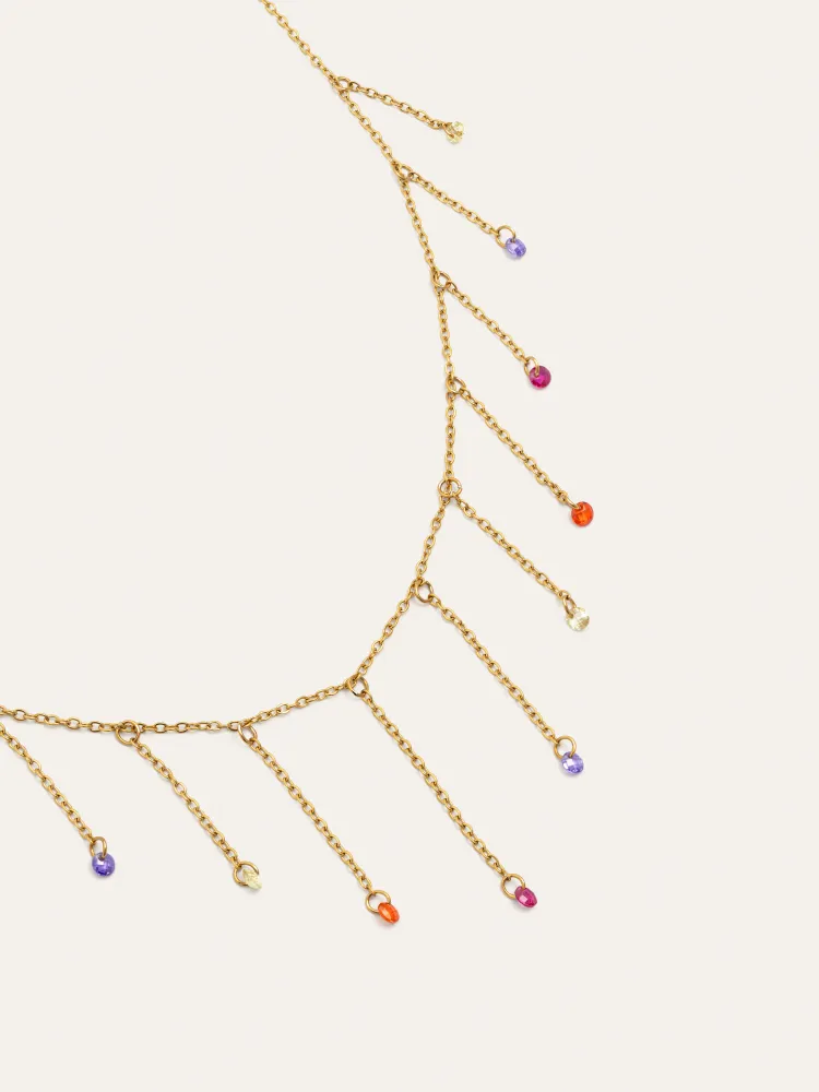 Clea Colors Stainless Steel Goud Necklace