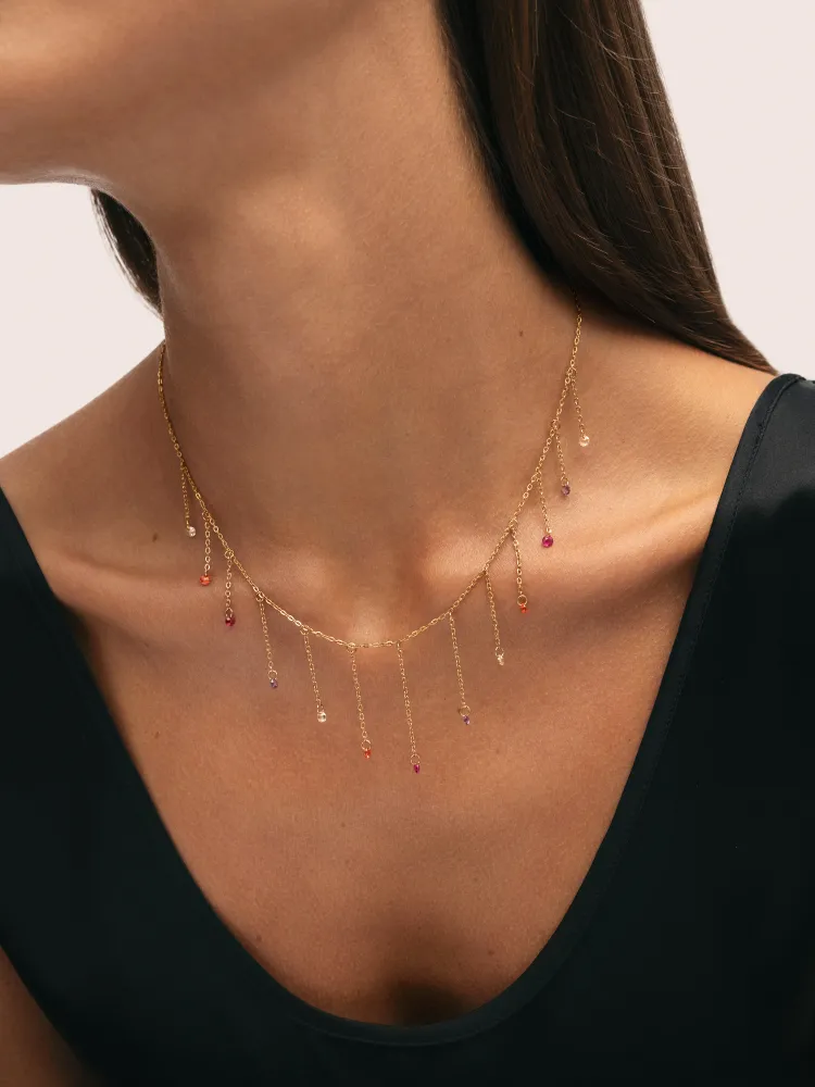 Clea Colors Stainless Steel Goud Necklace